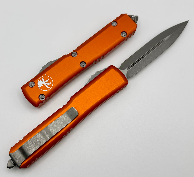 Microtech Ultratech Double Edge Apocalyptic Standard & Orange 122-10APOR