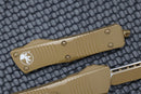 Microtech Troodon Tanto Cerakote Standard Tan 140-1CTA