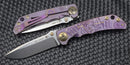 Spartan Blades Harsey Folder 2022 Special Edition Purple Plague Doctor