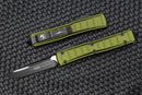 Microtech Ultratech 2 Step Side Single Edge & OD Green Signature Series 121II-1ODS