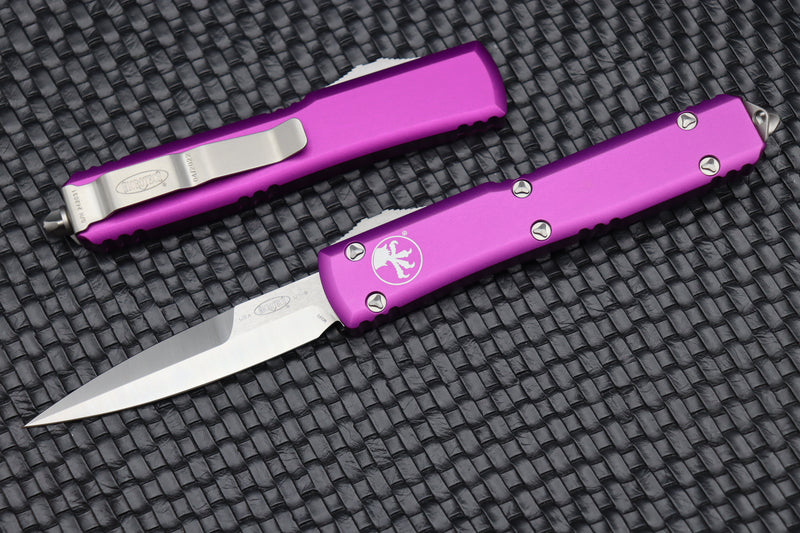 Microtech Ultratech Bayonet Satin Standard & Violet 120-4VI