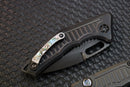 Heretic Knives Medusa Auto DLC Titanium w/ Abalone & Polished DLC Hand Ground Tanto