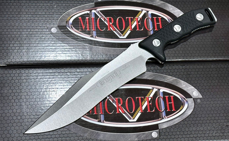 Microtech Arbiter Stonewash Standard Fixed Blade 104-10