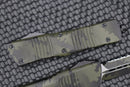 Microtech Combat Troodon OD Green Camo w/ Double Edge Full Serrated Camo  142-3OCS