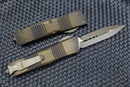 Microtech Combat Troodon Antique Bronze w/ Double Edge Bronze Apocalyptic 142-13APABS