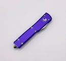 Microtech UTX-70 Tanto Edge Stonewash & Purple 149-10PU