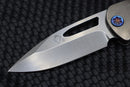 Medford Knife On Belay Tumbled S35 & Tumbled Handles w/ Flamed Hardware/Clip