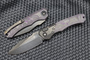 Heretic Knives Wraith Auto w/ Purple Camo Carbon Fiber & DLC H000-6A-PUCF