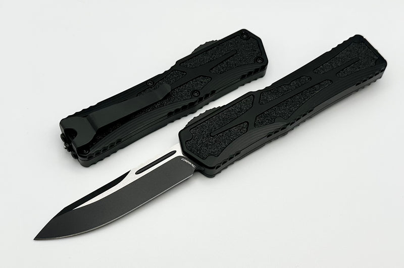 Heretic Knives Colossus Black Tactical Single Edge Magnacut H039-10A-T