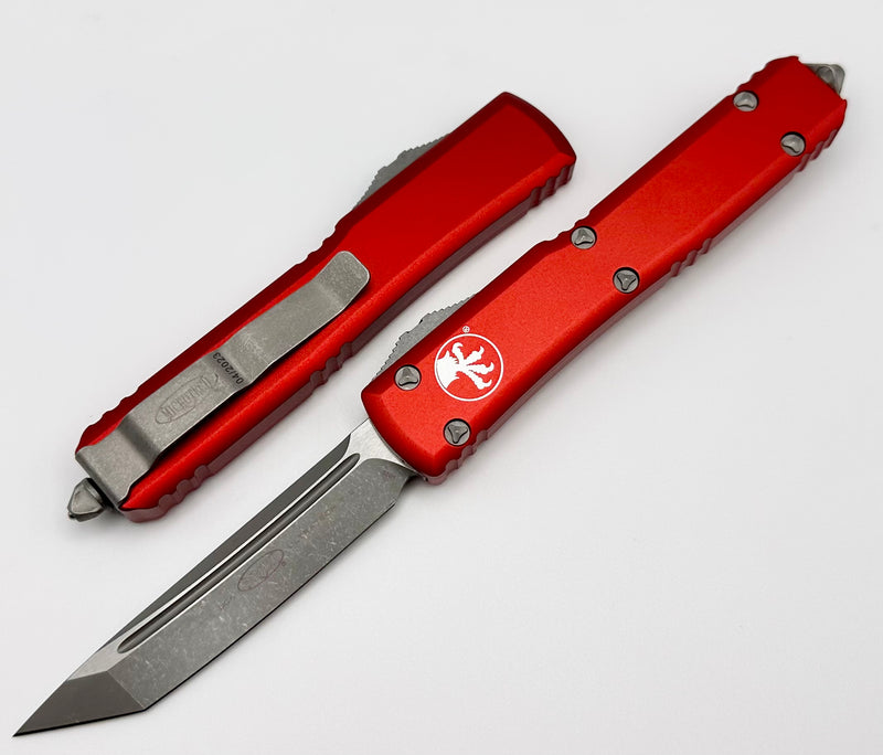 Microtech Ultratech Tanto Apocalyptic Standard & Red 123-10APRD