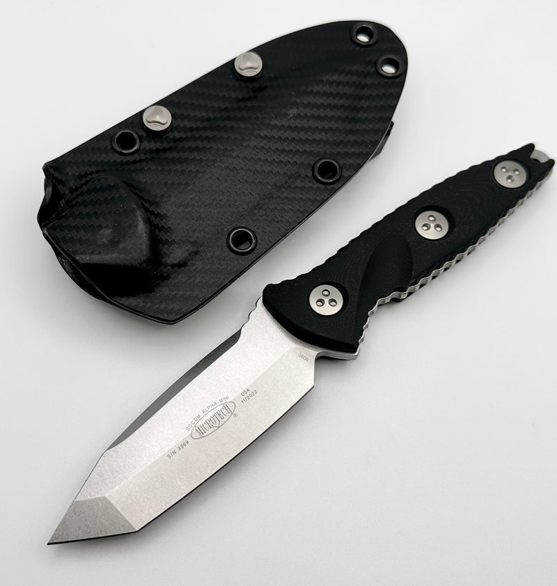 Microtech Socom Alpha Mini T/E Tanto Stonewash Standard 114M-10