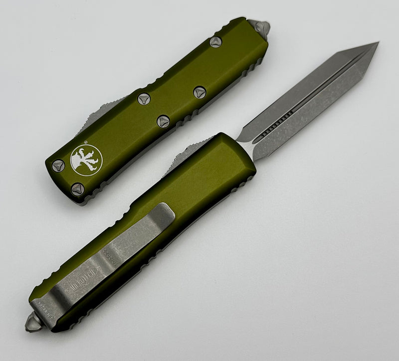 Microtech UTX-85 Spartan Apocalyptic Standard & OD Green 230-10APOD