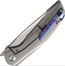 Kansept Knives Mini Accipitier Timascus S35VN Front Flipper K2007A4